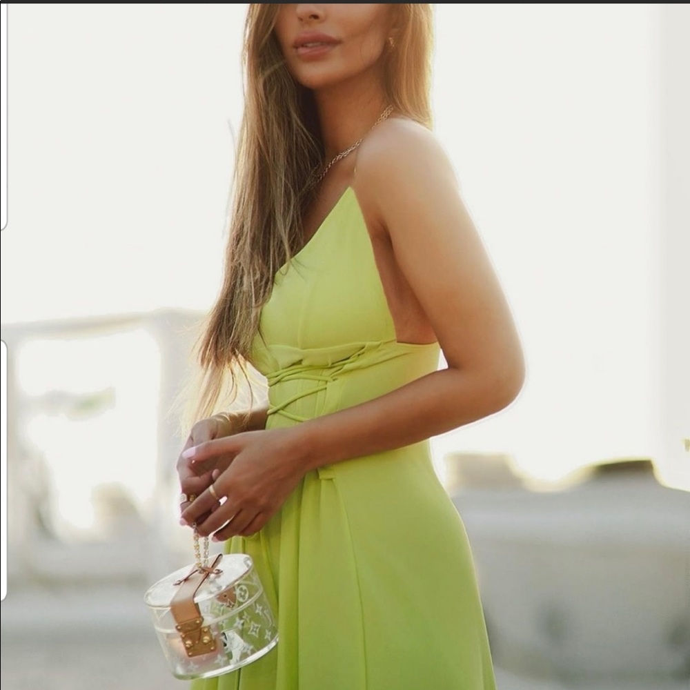 LONG DRESS WITH DRAWSTRING DRESS - Picture 14 of 14